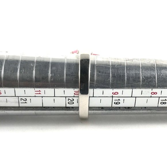 Beautiful Silver Tone Pink CZ Ring Size 9.75 - Picture 4 of 4